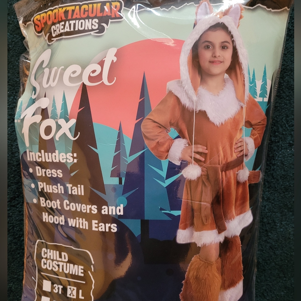 Child's Fox Halloween Costume